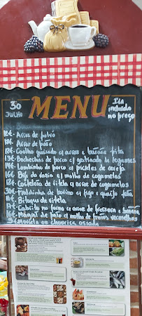 Restaurant The Lizard à Castelo Novo menu