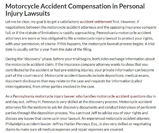 Personal Injury Attorney «Law Offices of Jeffrey H. Penneys, P.C.», reviews and photos