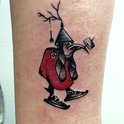 Explore gangster tattoo ideas, creative tattoo ideas in Chicago, available at Royal Flesh Tattoo and Piercing