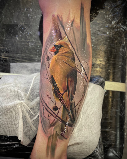 Explore simple line tattoo ideas, creative tattoo ideas in Dayton, available at Aisle 9 Tattoo