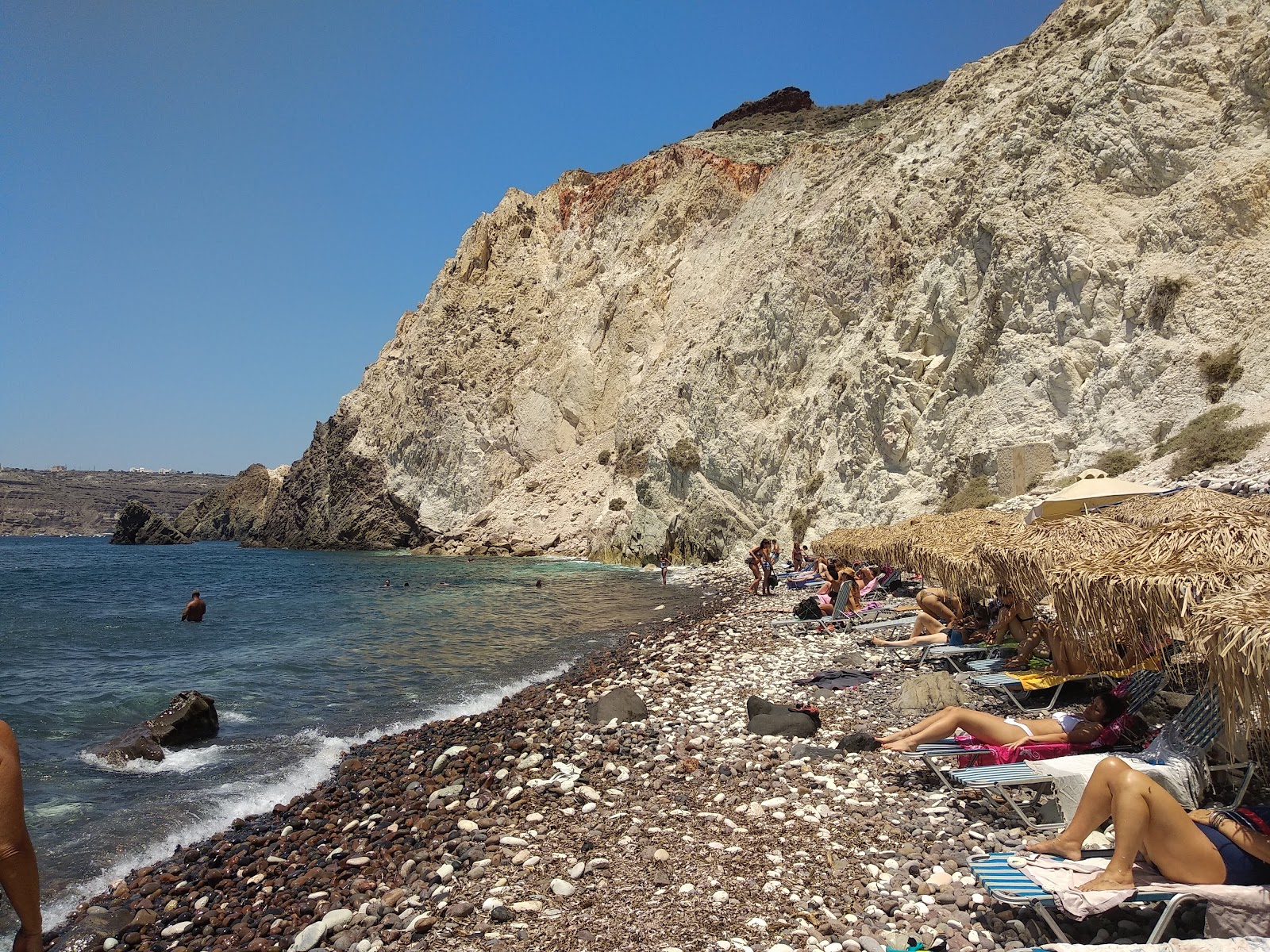 Photo of White beach with turquoise pure water surface