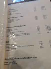Zom Stüffje à Cochem menu