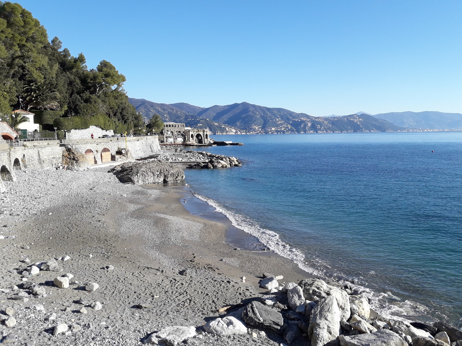 Photo de Punta Pedale protégé par des falaises