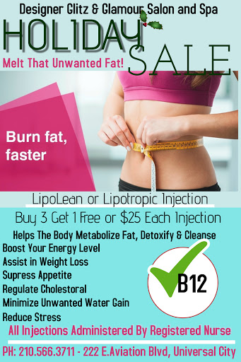 Beauty Salon «Designer Glitz & Glamour Spa and Hair Salon», reviews and photos, 222 E Aviation Blvd, Universal City, TX 78148, USA