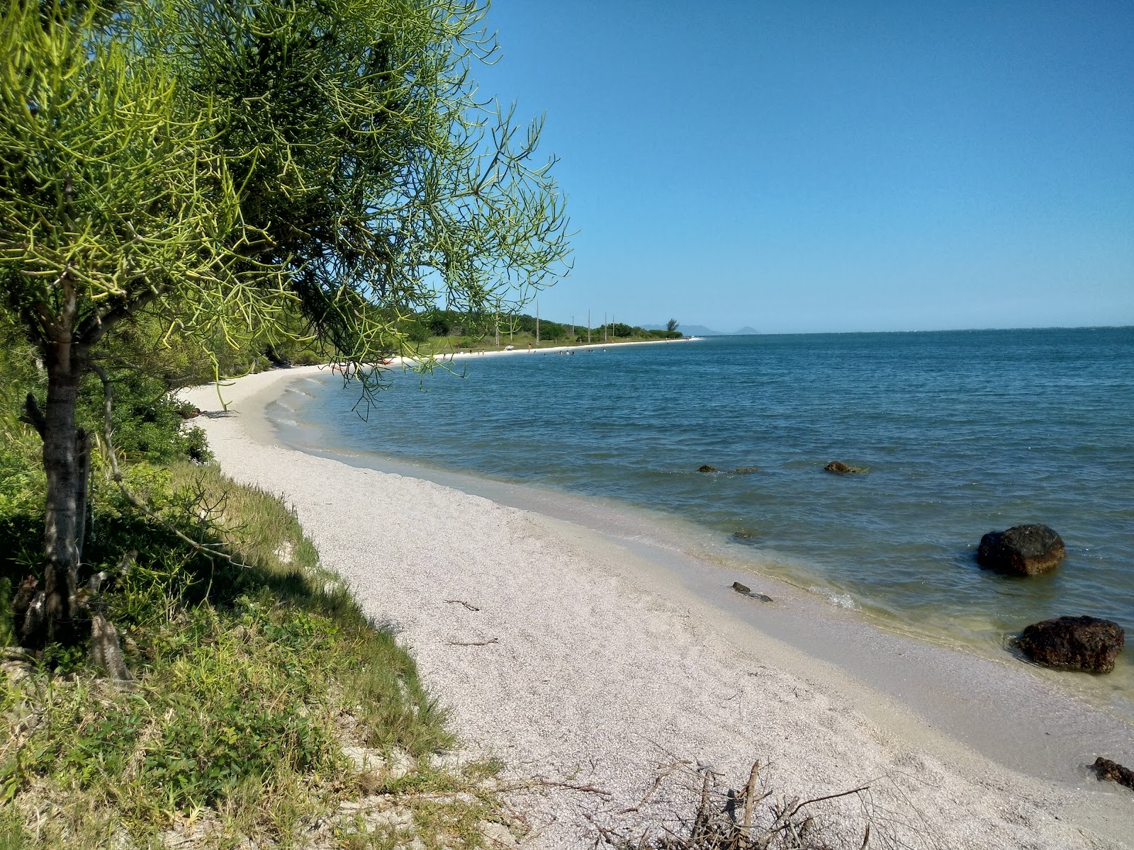 Photo de Ponta da Farinha avec rivage droit, long