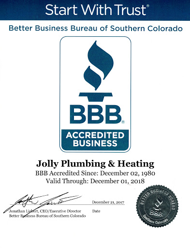 Plumber «Jolly Plumbing & Heating, Inc.», reviews and photos, 905 Yuma St, Colorado Springs, CO 80909, USA