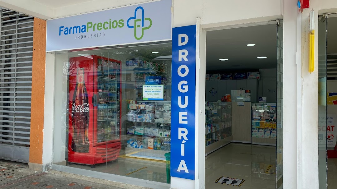 DROGUERIA FARMAPRECIOS - Droguerías - Medicamentos Comerciales y Genéricos - Droga Blanca - Inyectologías