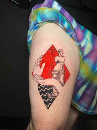 Explore machinist tattoo ideas, creative tattoo ideas in Chicago, available at Master Craft Tattoo Co.