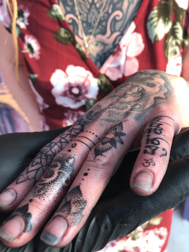 Explore black cover up tattoo ideas, creative tattoo ideas in Saint Petersburg, available at Buku Tattoo Studio