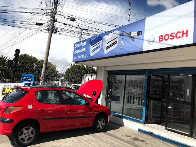 BATERIAS BOSCH, Servicar Ecuador - Taller de reparación de automóviles
