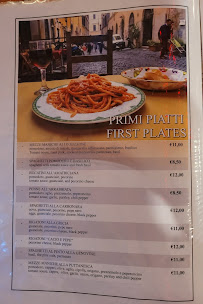Lo Zozzone à Rome menu