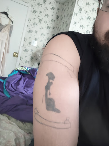 Explore golden retriever tattoo ideas, creative tattoo ideas in Danville, available at Dark Horse Tattoo and Piercing