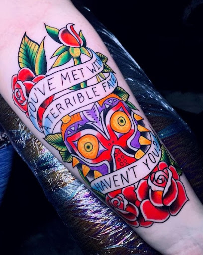 Explore everything happens for a reason tattoo ideas, creative tattoo ideas in San Antonio, available at Firme Copias Tattoo Studio