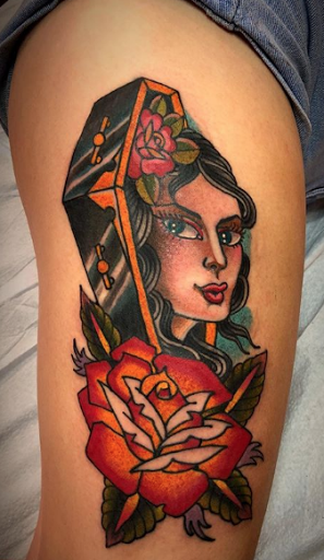 Find matching best friend tattoos ideas for your next unique tattoo in Gilbert at Fifth Estate Tattoo