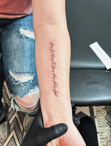 Explore sexual assault tattoo ideas, creative tattoo ideas in Burley, available at Fine Line Ink