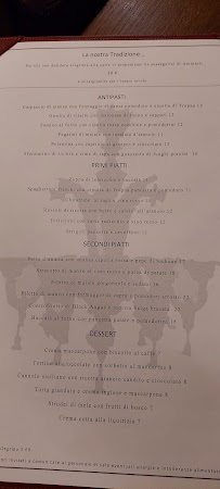Osteria Ninetta à San Severino Marche carte