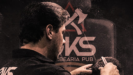 Logo da empresa - Øks Barbearia - Pub