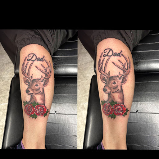 Explore grogu tattoo ideas, creative tattoo ideas in Hudson Falls, available at ALTERED ADDICTION TATTOOS