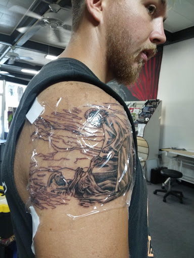 Explore hyena tattoo ideas, creative tattoo ideas in Gladewater, available at Hillies Appointment Only