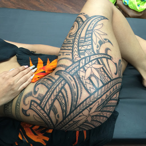 Explore mens throat tattoo ideas, creative tattoo ideas in Hilo, available at Native Flesh Tattoo