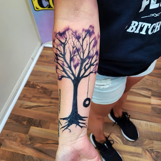 Find spooky tattoo ideas for your next unique tattoo in Kenosha at Kenosha Tattoo Company