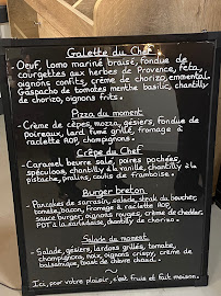 Menu du La crée'Pierre à Avanton