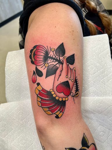Explore family forearm tattoo ideas, creative tattoo ideas in Elkin, available at Black Bear Tattoo