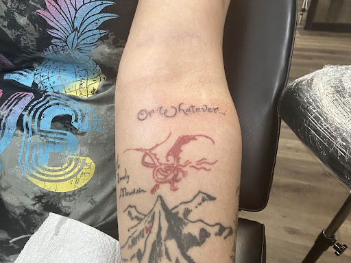 Explore chest tattoo ideas for men, creative tattoo ideas in Evart, available at Templar Tattoo