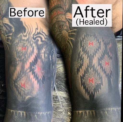 Explore lavender tattoo ideas, creative tattoo ideas in El Paso, available at DBSTattoo Studio