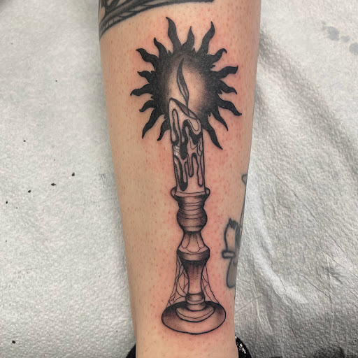 Explore halloween tattoo ideas for guys, creative tattoo ideas in Buffalo, available at True Gloom Tattoo Studio