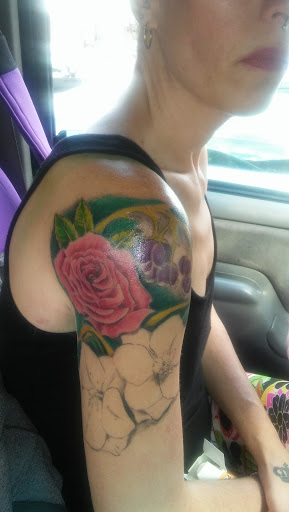 Explore waist tattoo ideas, creative tattoo ideas in Medford, available at Chromatic Tattoo Studio & Body Piercing