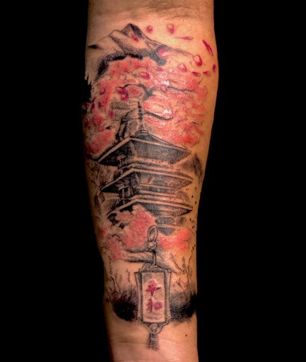 Explore holy spirit tattoo ideas, creative tattoo ideas in Washington, available at Long Road Tattoo studio