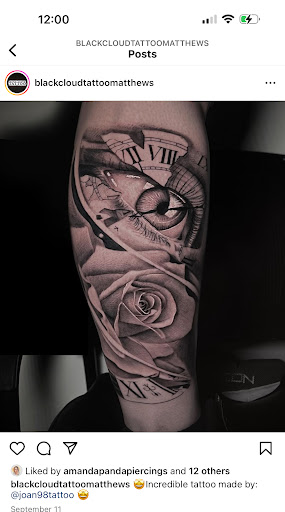 Find bird tattoo idea for your next unique tattoo in Atlanta at Black Cloud Tattoo and Piercing