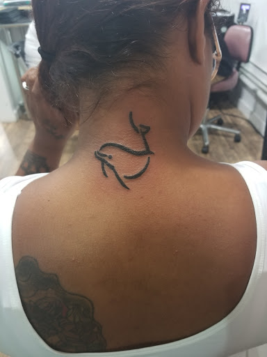 Explore mama bear tattoo ideas, creative tattoo ideas in Virginia Beach, available at World Famous Blue Horseshoe Tattoo and Piercing Independence
