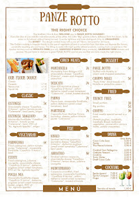 Menu du PanzeRotto Gourmet à Ostuni