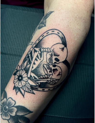 Explore cool stick and poke tattoo ideas, creative tattoo ideas in La Habra, available at Raining Ink Tattoo Studio
