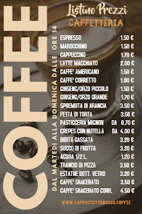 Cappuccetto Rosso Bistrot à Vigevano carte