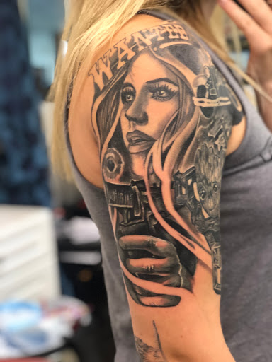 Explore dragonfly tattoo ideas for guys, creative tattoo ideas in Harrisonburg, available at Dreamland Tattoo