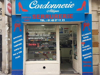 Cordonnerie Serrurerie ATILGAN à Paris