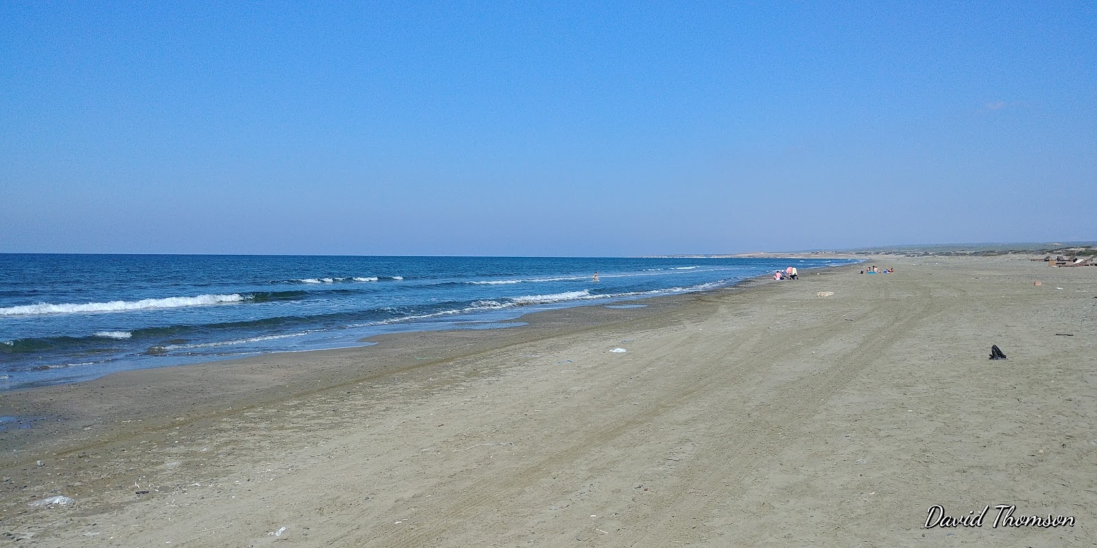 Fotografija Morphou Bay II z svetel pesek površino