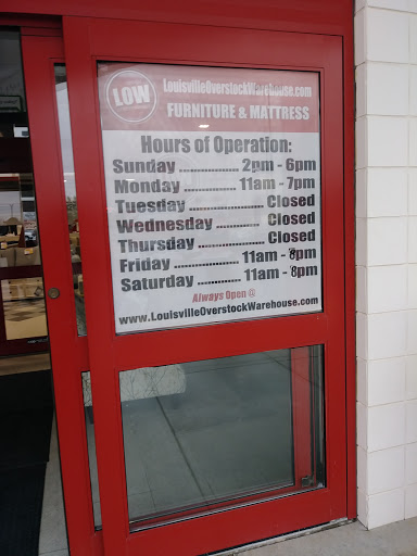 Furniture Store «Louisville Overstock Furniture Warehouse», reviews and photos, 1050 E Lewis and Clark Pkwy, Clarksville, IN 47129, USA