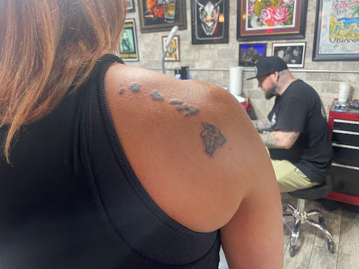 Explore half sleeve tattoo ideas for females, creative tattoo ideas in Honolulu, available at Skin Deep Tattoo and Piercing Waikiki
