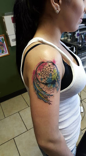 Explore gemini constellation tattoo ideas, creative tattoo ideas in Lincoln, available at Electric Buffalo Tattoo