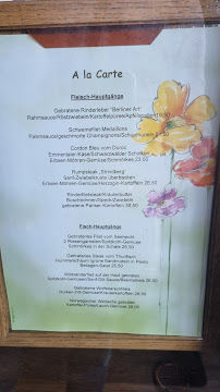 Menu du Lippeschlößchen à Wesel