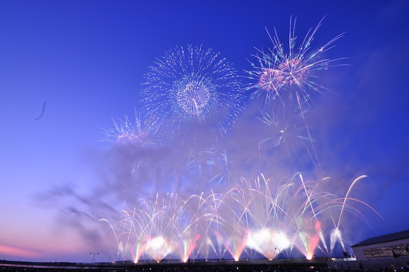 能代の花火 観覧会場