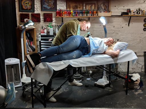 Tattoo Shop «Love Hate Social Club», reviews and photos, 127 Lafayette St, New York, NY 10013, USA