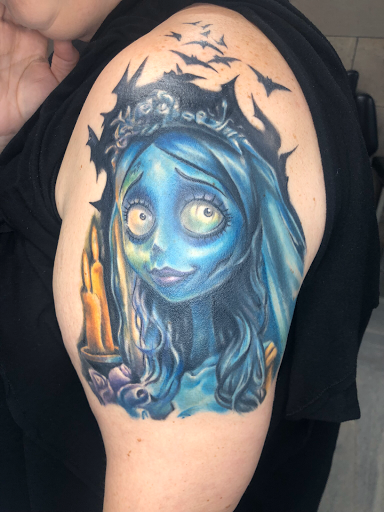Explore daughter birth tattoo ideas, creative tattoo ideas in Luverne, available at Conspiracy Tattoo MN