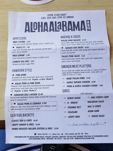 Barbecue Restaurant «Aloha Alabama BBQ and Bakery», reviews and photos, 2309 Westhaven Dr, Westport, WA 98595, USA