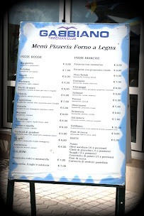 Menu / carte de Il Gabbiano à Montalto di Castro