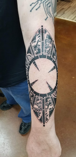 Explore tattoo half sleeve ideas male, creative tattoo ideas in Arlington, available at Urbans Tattoo & Piercing Studio